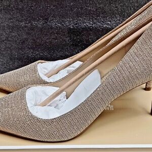 Michael Kors Collection Gold Heels Elegant Pumps